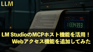 LM StudioにWebアクセス機能を追加!|MCPホスト機能活用ガイド